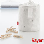 Rayen Basket for Clothespins White 15x15x18cm