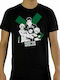 Abysse Hunter x Hunter T-shirt Μαύρο Βαμβακερό