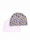 Kids Beanies Set Fabric Pink 2pcs