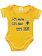 AEK Baby Bodysuit Underwear Set Short-Sleeved Yellow