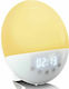 Lenco Tisch-Digitaluhr mit Wecker & Radio White CRW-110WH