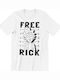 T-shirt Studio Free Rick T-shirt Rick And Morty White 8191