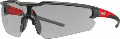 Milwaukee Safety Glasses with Gray Tint Lenses