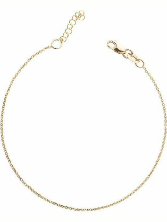 Paraxenies Vergoldete Fußarmband aus Silber