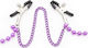 Naughty Toys Nippelklemmen in Lila Farbe