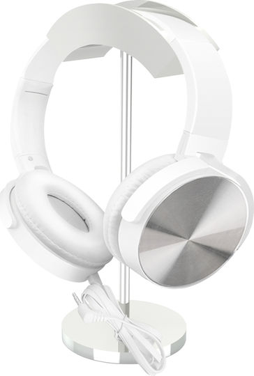 Leewello EJ-026 Wired On Ear Headphones White