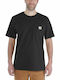 Carhartt Herren T-Shirt Kurzarm Schwarz