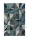 Ragolle Mancini Teppich Rechteckig Synthetisch,Polyester/Cotton/Leather Blue