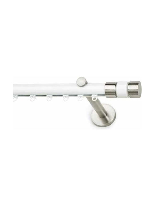 Anartisi Ilios S1 One-Way Aluminum Curtain Track White 300cm