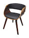 Dining Room Artificial Leather Chair Brown 53x52x70cm 2pcs