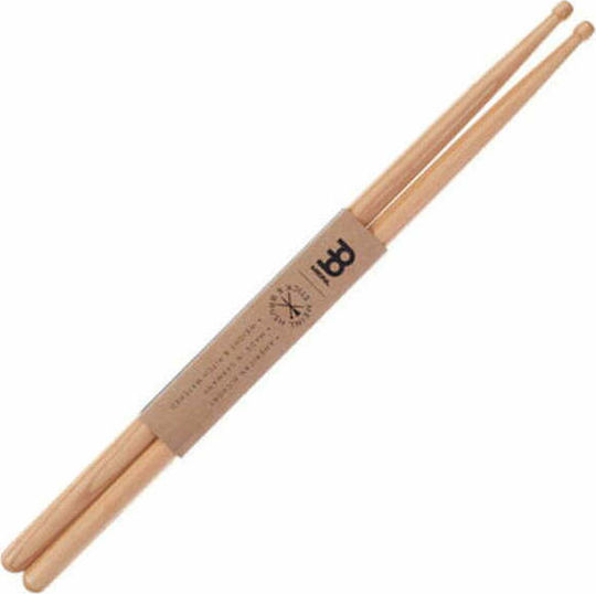 Meinl Hickory Палчици Барабани Hybrid Tip Drumstick 5B с Форма на Връх Жълъд