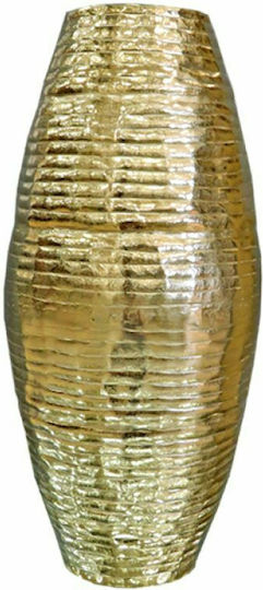 Art et Lumiere Decorative Vase Metallic Gold 20x20xH44cm