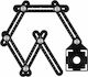 PS-109355 Plastic Folding Ruler Angled