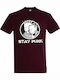 Tshirt unisex "Stay Punk", Burgundy