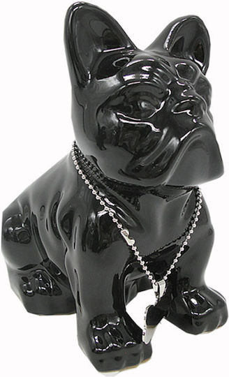 Art et Lumiere Dekorativ Hund aus Keramik in Black 20.5x12.5x24cm 1Stück