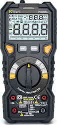 Range PCW02A Ψηφιακό Πολύμετρο με Μέτρηση AC / DC / Αντίστασης / Χωρητικότητας / Θερμοκρασίας