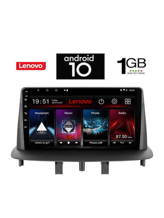 Lenovo IQ-AN X5896 Ηχοσύστημα Αυτοκινήτου για Renault Megane (Bluetooth/USB/AUX/WiFi/GPS) με Οθόνη Αφής 9"