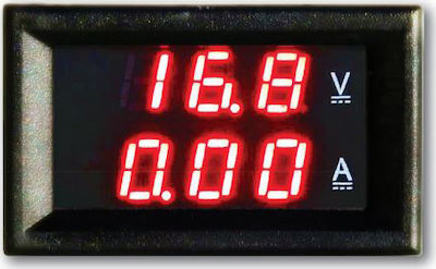 Βολτόμετρο Ηλεκτρολογικού Πίνακα VAM-0-100V DC/0-50A