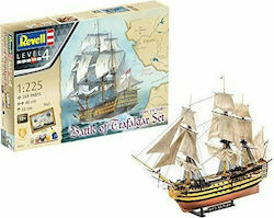 Revell My Hobby Battle of Trafalgar Modeling Figure Ship 269 Pieces in Scale 1:225 with Glue and Paints 60x42cm.