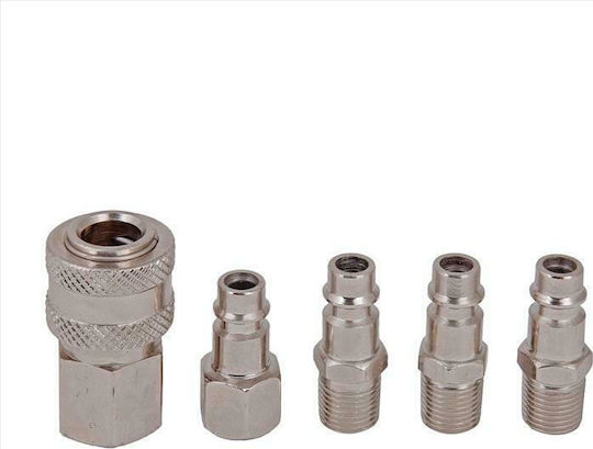 Raider 089912 Σύνδεσμος Αρσενικός 1/4" Σετ 5τμχ