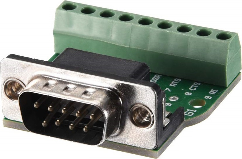Male DB9 Screw Terminal to RS232/RS485 Conversion Board Skroutz.gr