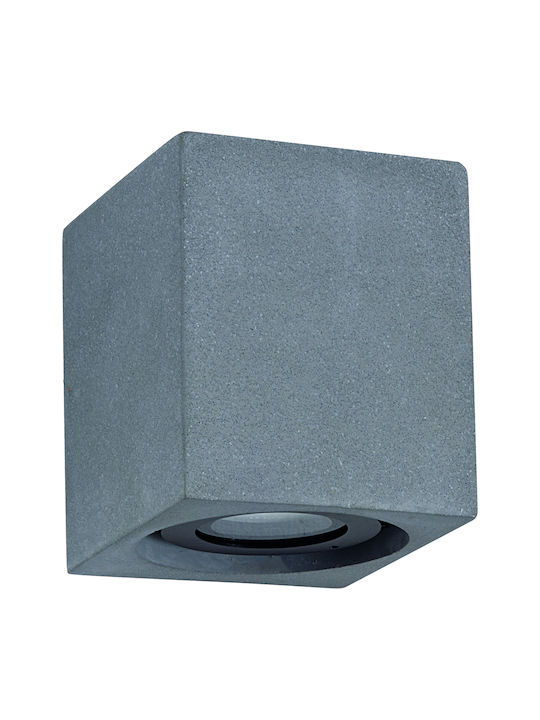 Zambelis Lights Wandmontiertes Außen-Spotlight LED IP65 4W mit Warmweiß Licht Doppelstrahl 9.7x9.1x10.5εκ.