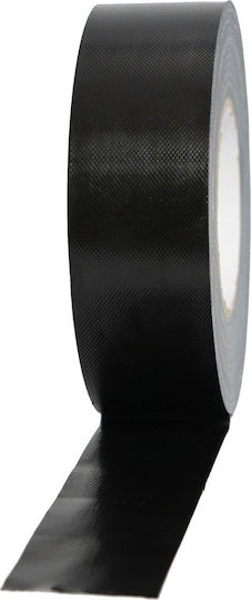 Fos Technologies Self-Adhesive Fabric Tape Black 50mmx50m 1pcs