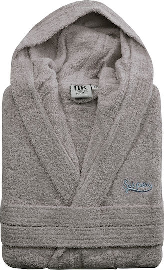 Cokitex Kids Hooded Bathrobe Beauty Line Grey