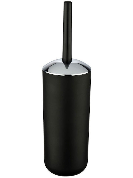 Wenko Brasil 212101121 Metallic Toilet Brush Black