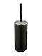 Wenko Brasil Metallic Toilet Brush Black