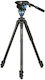 Benro Video Tripod A2573F with S6Pro Fluid Video Head Made of Aluminum and Load Capacity 6kg up to 178.5cm