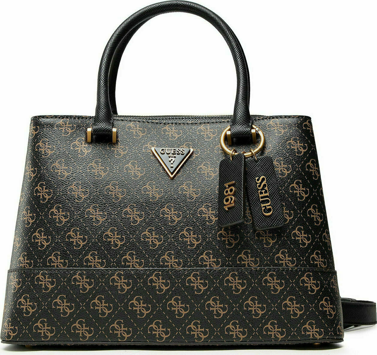 Guess Cordelia Logo Luxury Satchel HWQB8377060 Γυναικεία Τσάντα Tote
