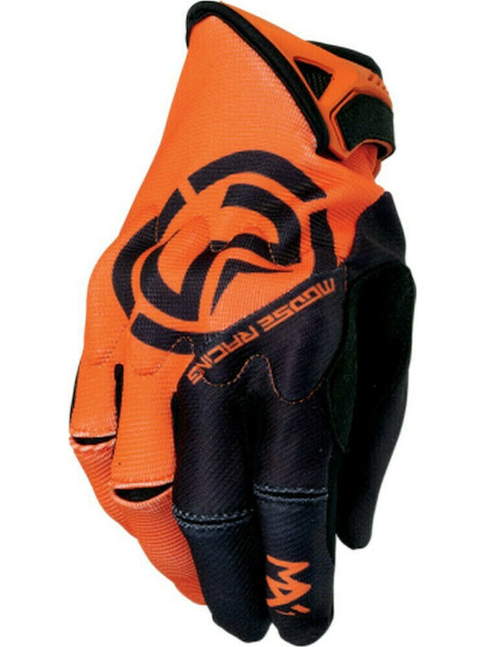 Moose Racing S19 MX1 Καλοκαιρινά Ανδρικά Γάντια Μotocross Black/Orange