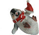 Atmosphera Christmas Figure Penguin Red Height 8cm
