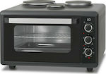 IQ Electric Countertop Oven 50lt with 3 Burners