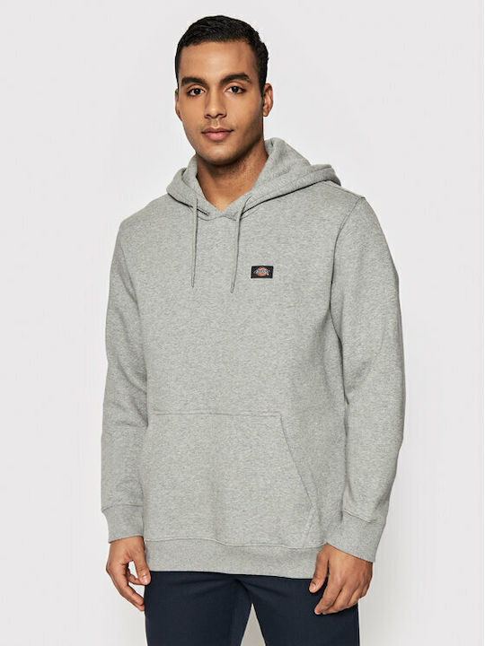 Dickies Oakport Φούτερ με Κουκούλα Grey Melange