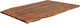 Freebox Rectangular Table Surface made of Solid Wood Acacia 160x90x4cm FB98505.11 1pcs