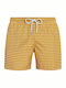 Men's Swimwear Shorts Yellow with Patterns