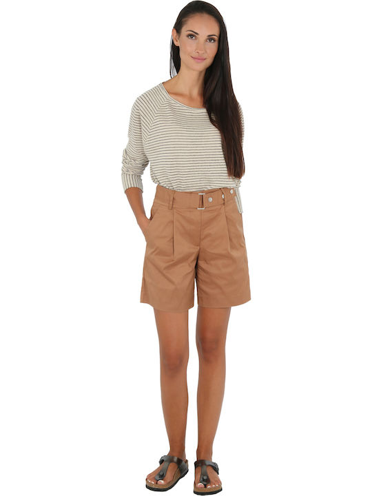 Cherri Women's High-waisted Shorts Brown