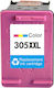 Premium Inkjet Printer Compatible Ink HP 305 XL 3YM63AE 15ml Multiple (Color)