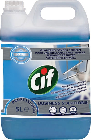 Cif Επαγγελματικό Καθαριστικό Υγρό Τζαμιών 2x5lt