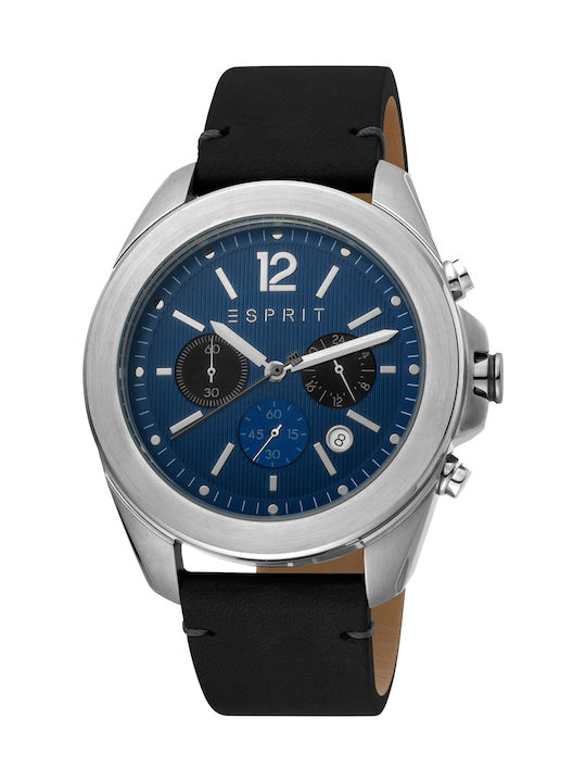 Esprit Field Chrono Uhr Batterie mit Lederarmband