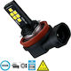 GloboStar Car Lamp H16 Canbus LED 6000K Cold White 12V 8W