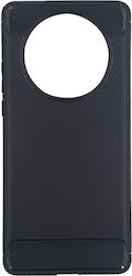 Carbon Umschlag Rückseite Silikon Schwarz (Huawei Mate 40 Pro)
