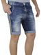 DB62A Men's Shorts Jeans Blue