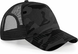 Beechfield B694 Trucker Jockey Midnight Camo