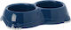 Pet Camelot Plastic Bowl Food & Water for Dog & Cat with Base 2x 645ml (Various Colors)