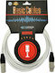 Prostage Cablu XLR de sex masculin - XLR de sex feminin Alb 3m WBMB-03