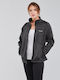 Full Women's Cardigan with Zipper Gray