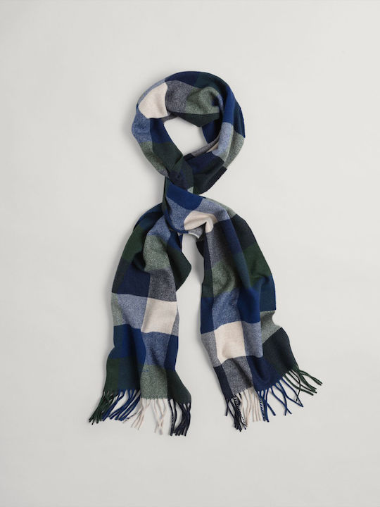 Gant Men's Wool Scarf Navy Blue